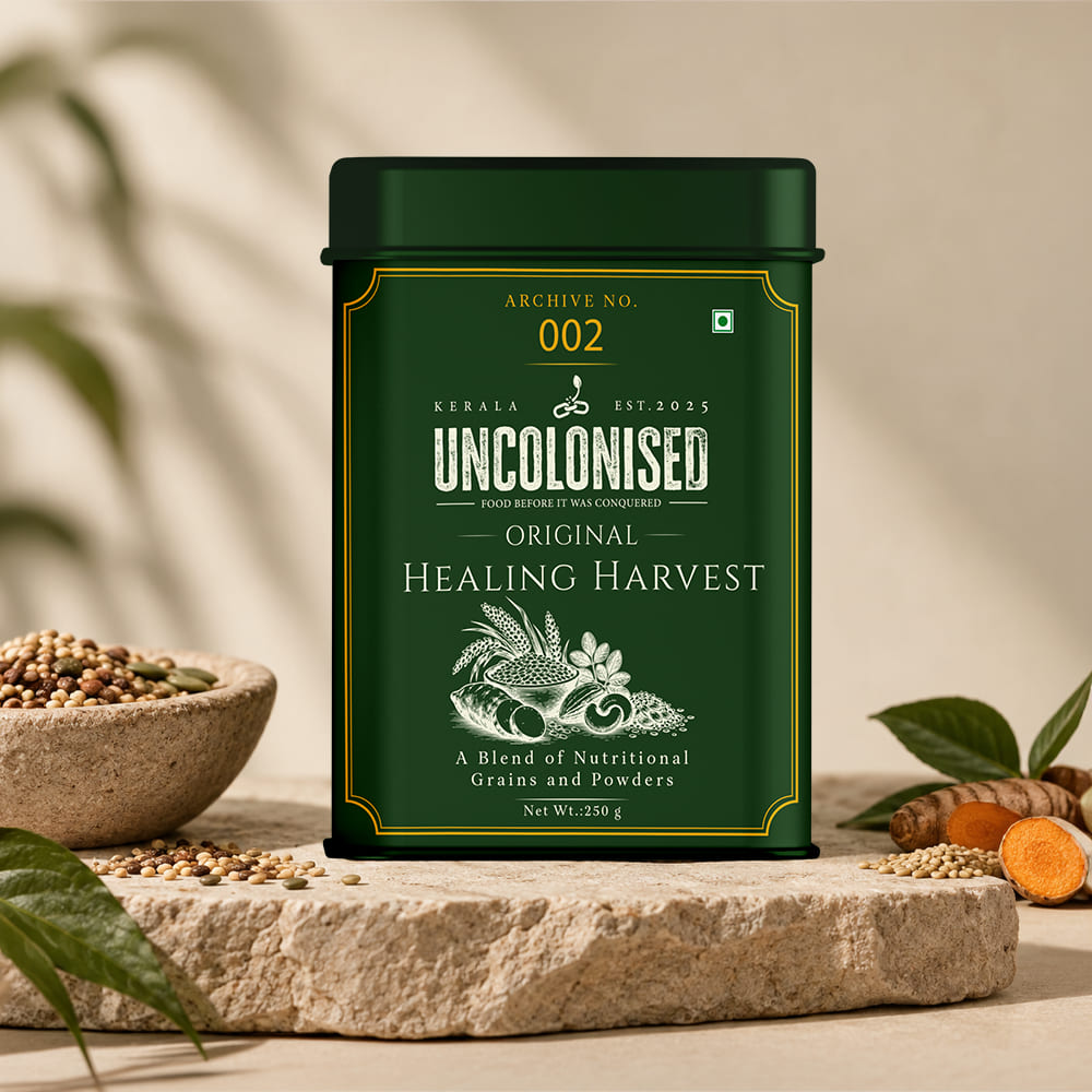 Uncolonised Healing Harvest - a blend of nutritional grains and powders