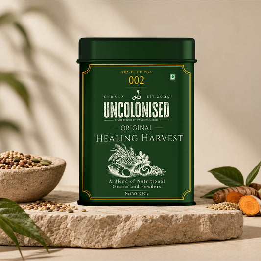 Uncolonised Healing Harvest - a blend of nutritional grains and powders